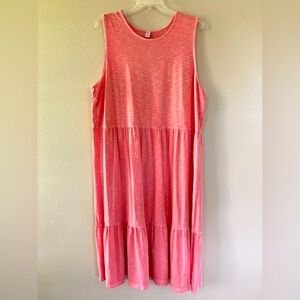 Sleeveless Pink Maxi Dress Old Navy Plus Size Summer Dress 3X